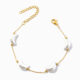 Pulseira com Pérolas Barrocas Lua