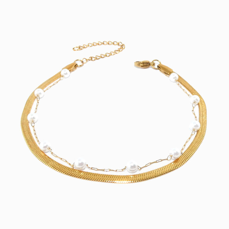 Pulseira de Pé Dupla