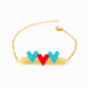 Pulseira Corações Miyuki